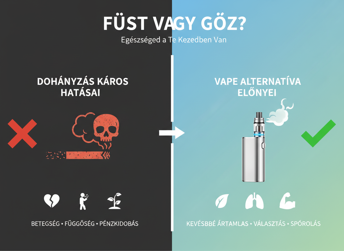 A dohányzás káros hatásai: Miért válaszd az alternatívát?