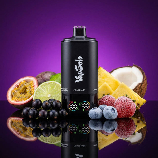 VapSolo 180K 6in1 Sixer – Pina Colada & Love 66 & Lime Passion Fruit & Monster Mango & Strawberry Ice & Blackberry Blueberry Ice 5%
